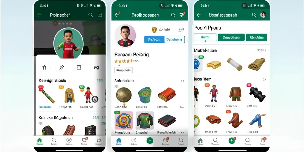 Tampilan antarmuka yang intuitif dan menarik.