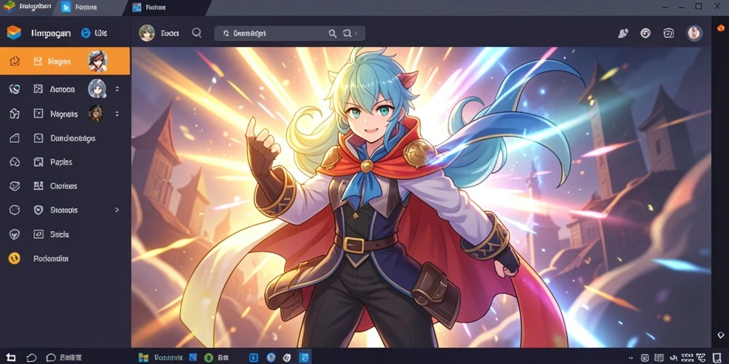 Screenshot pertama menunjukkan karakter utama dalam perjalanan menantang.